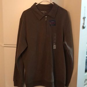 3/4 collared zip up
